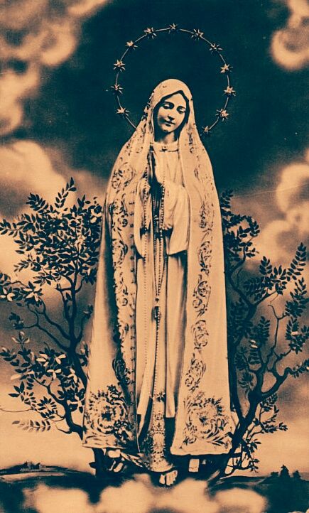 devotional image of Our Lady of Fatima